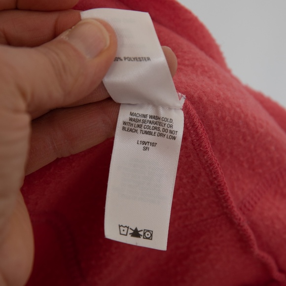 Cabela’s coral color soft fleece vest - Picture 7 of 16